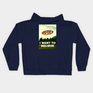 I WANT TO BELIEVE Kids Hoodie